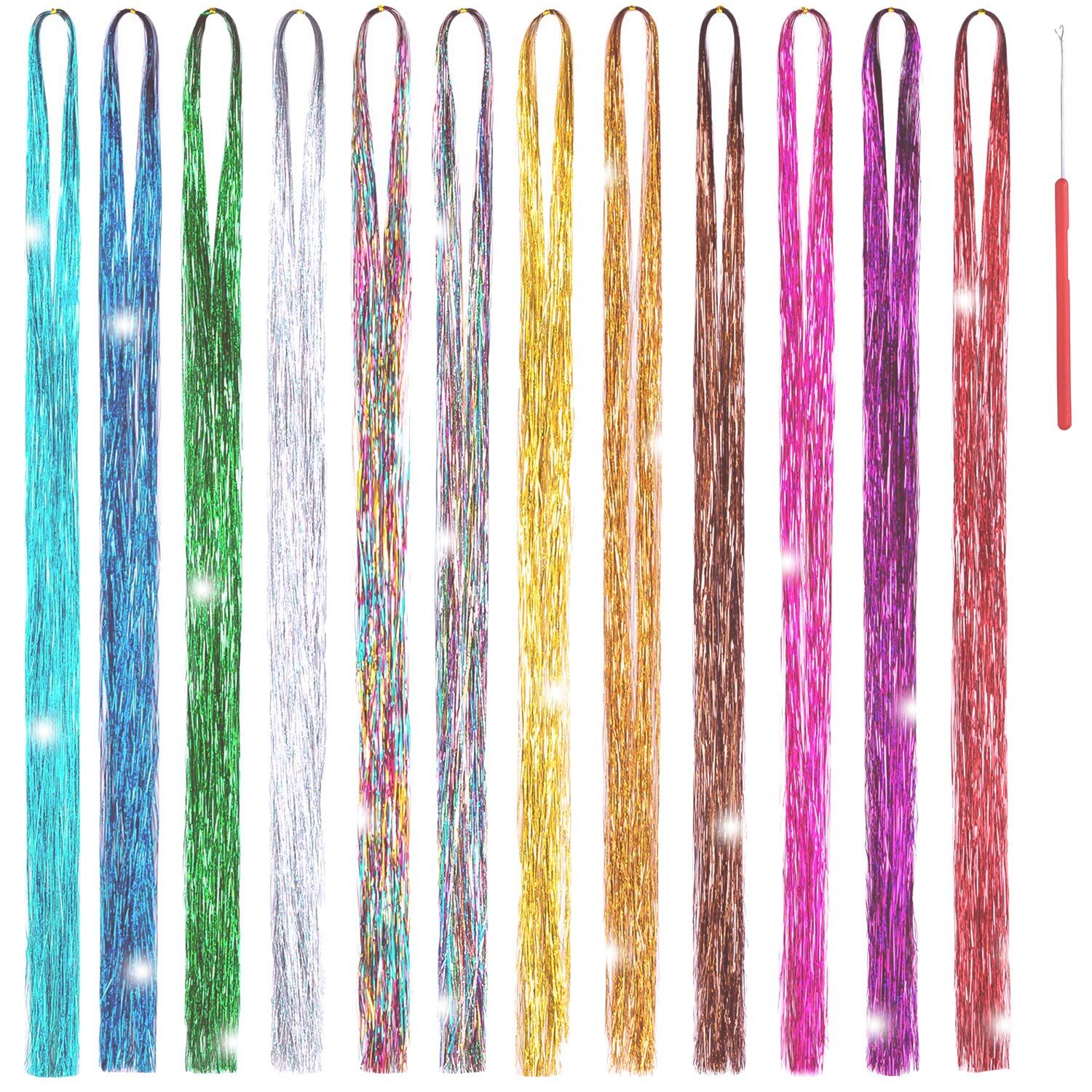 Edoneery Hair Tinsel Strands Kit