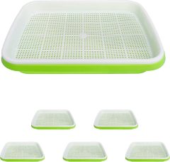 Gardzen 5-Pack Seed Sprout Trays