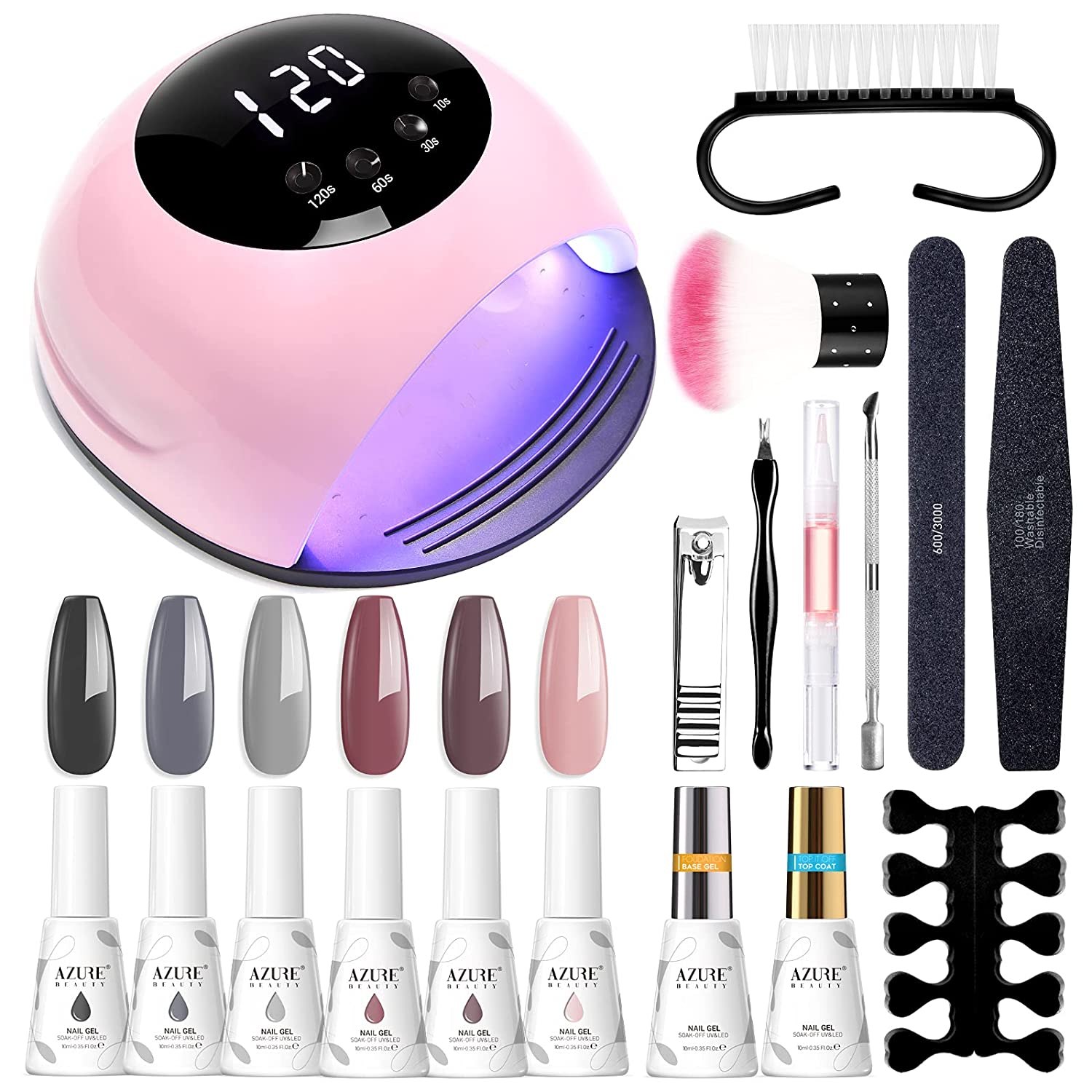 AZUREbeauty Gel Nail Polish Start Kit