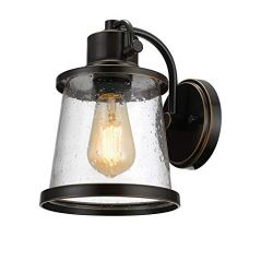 Globe Electric Charlie One-Light Outdoor Wall Mount Sconce