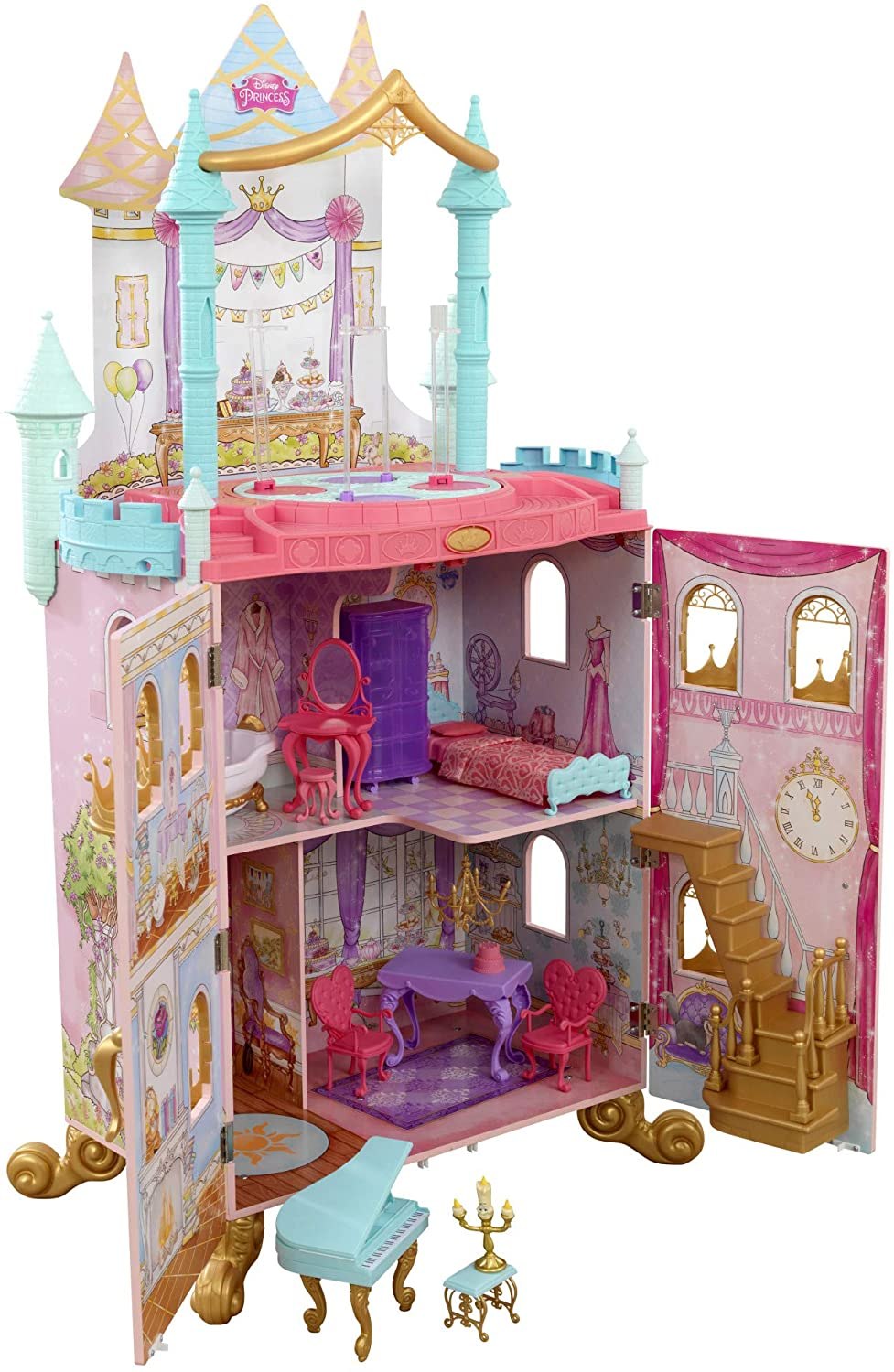 KidKraft Disney Princess Dance &amp; Dream Wooden Dollhouse