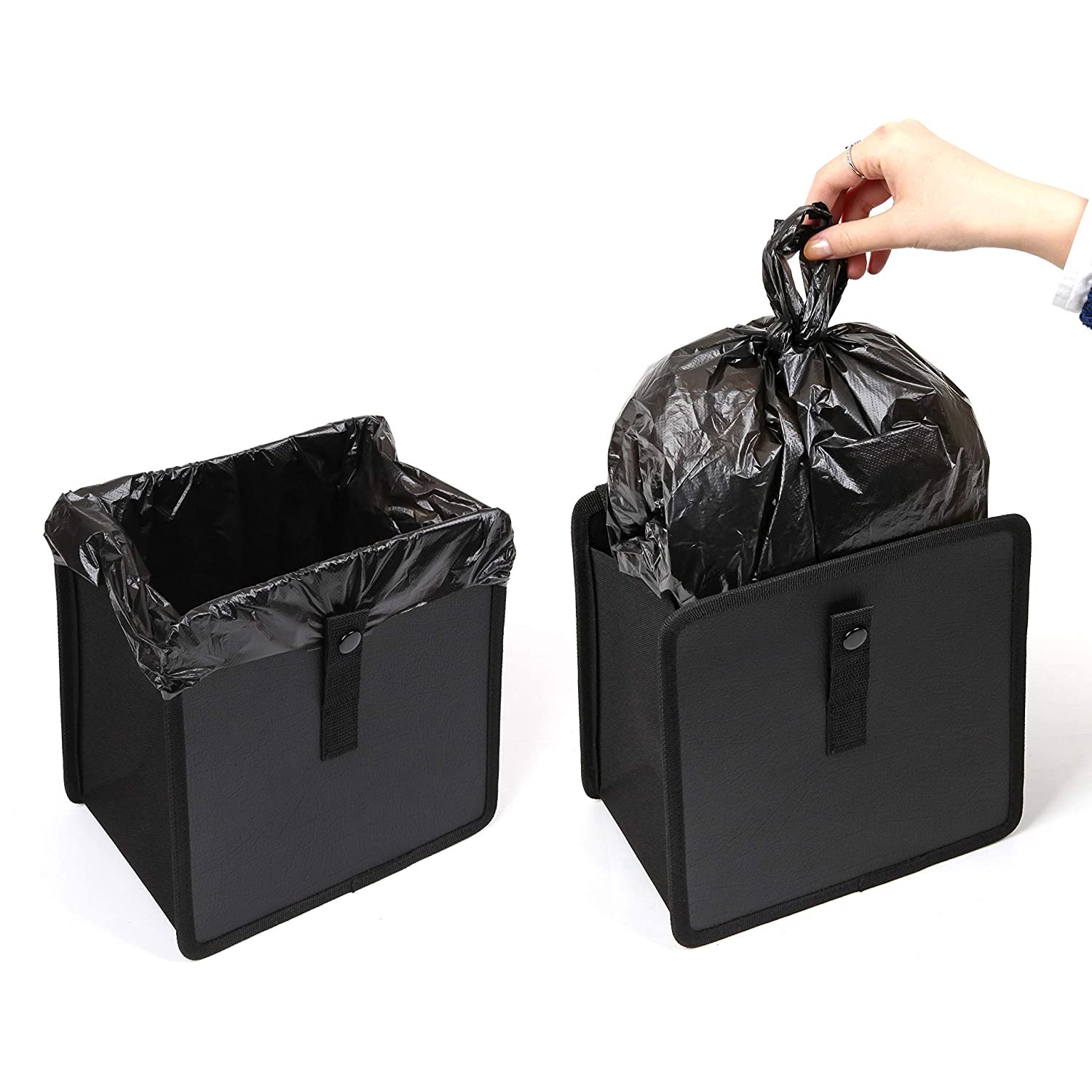 KMMOTORS Foldable Car Garbage Can