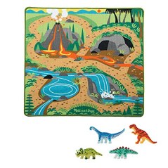 Melissa & Doug Prehistoric Playground Dinosaur Activity Rug