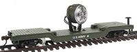 Model Power Army HO Flat With Searchlight
