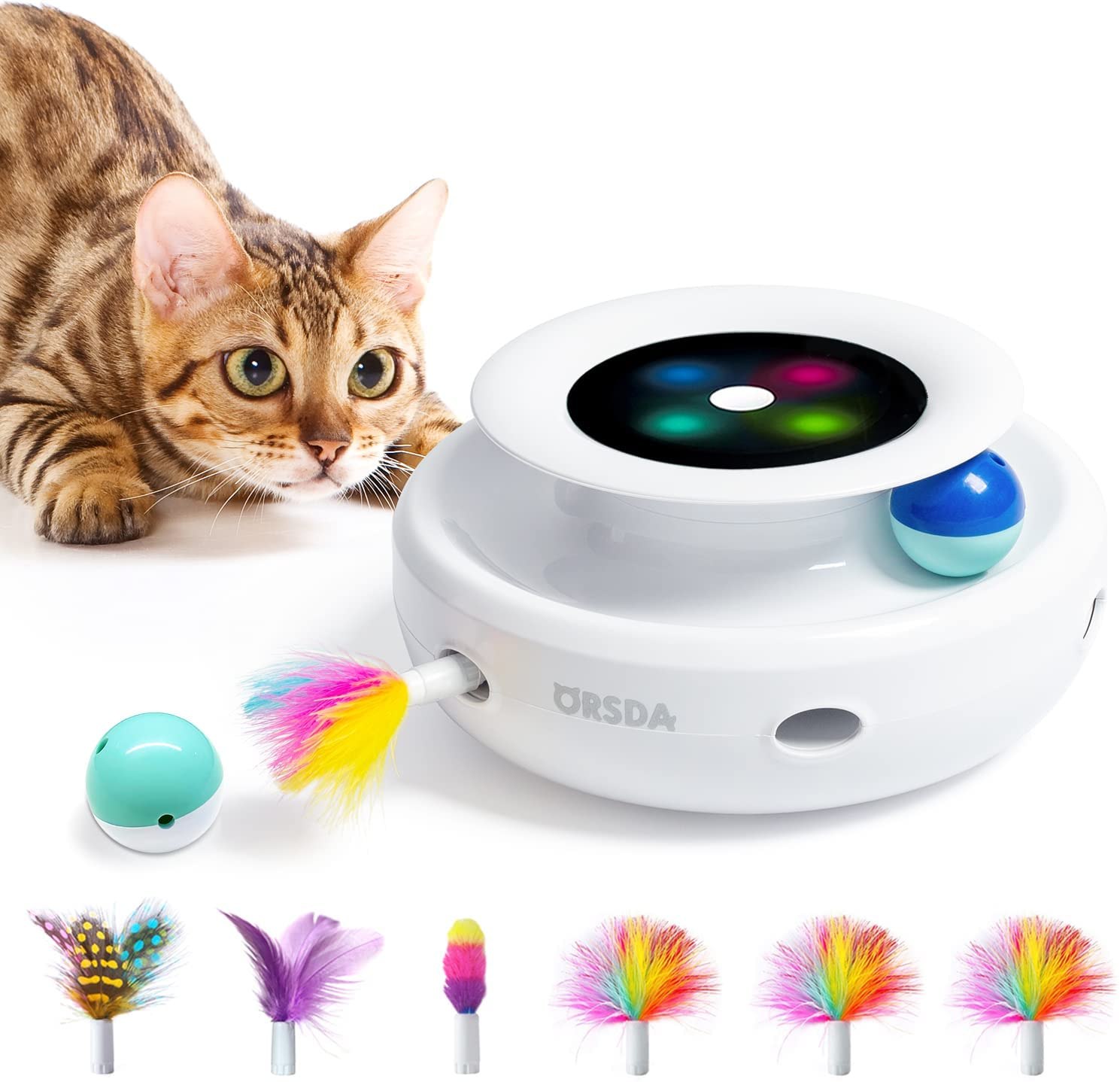 ORSDA 2-in-1 Interactive Cat Toys