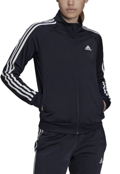 adidas Women's Essentials Warm-Up Slim 3-Stripes Track Top