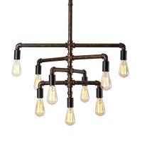 SEOL Light Barn Adjustable Pipe Chandelier