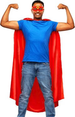 iROLEWIN Superhero-Cape and Mask